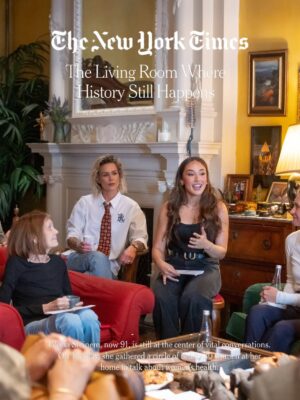 Danielle Robay Instagram - For decades, Gloria Steinem has hosted Talking Circles in her living room. She’s always said, “we produce oxytocin when we connect in person. We don’t experience empathy in the same way unless all five senses are engaged.”

She’s right. Our brains are wired for this. When we gather in person…listening, laughing, crying, sharing…oxytocin flows. Trust builds faster. We leave feeling more seen, soothed, and connected than we ever could through a screen.

Oxytocin is sometimes called the “love hormone.” It’s what runs through a woman’s body during birth. It bonds us. My favorite fact is we don’t just feel it when we’re kind…we feel it even when we witness kindness.

I love the internet, but it’s often a place of high communication, low connection. Talking Circles are the opposite—HIGH connection. They remind us that nothing replaces being in a room together, engaging all five senses, and finding real solutions side by side.

This one, on women’s health, felt both ancient and brand new.

Big thanks to my wonderful, passionate, solution oriented cohost @its_alextaylor and the brilliant   kind @apbenven for her wonderful words in the @nytimes.