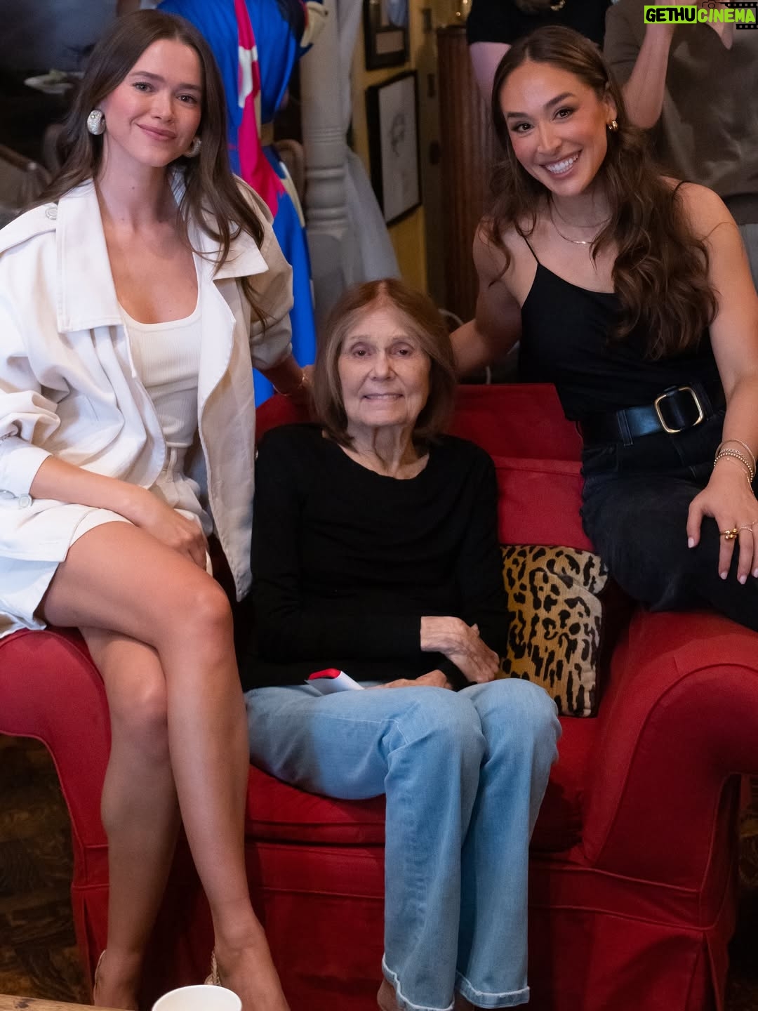 Danielle Robay - 11.5K Likes - For decades, Gloria Steinem has hosted Talking Circles in her living room. She’s always said, “we produce oxytocin when we connect in person. We don’t experience empathy in the same way unless all five senses are engaged.”

She’s right. Our brains are wired for this. When we gather in person…listening, laughing, crying, sharing…oxytocin flows. Trust builds faster. We leave feeling more seen, soothed, and connected than we ever could through a screen.

Oxytocin is sometimes called the “love hormone.” It’s what runs through a woman’s body during birth. It bonds us. My favorite fact is we don’t just feel it when we’re kind…we feel it even when we witness kindness.

I love the internet, but it’s often a place of high communication, low connection. Talking Circles are the opposite—HIGH connection. They remind us that nothing replaces being in a room together, engaging all five senses, and finding real solutions side by side.

This one, on women’s health, felt both ancient and brand new.

Big thanks to my wonderful, passionate, solution oriented cohost @its_alextaylor and the brilliant   kind @apbenven for her wonderful words in the @nytimes.