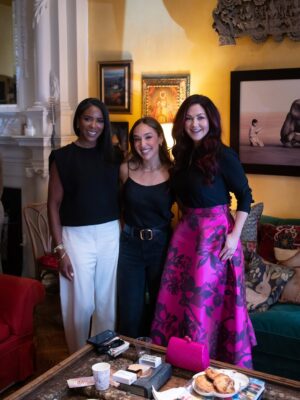 Danielle Robay Instagram - For decades, Gloria Steinem has hosted Talking Circles in her living room. She’s always said, “we produce oxytocin when we connect in person. We don’t experience empathy in the same way unless all five senses are engaged.”

She’s right. Our brains are wired for this. When we gather in person…listening, laughing, crying, sharing…oxytocin flows. Trust builds faster. We leave feeling more seen, soothed, and connected than we ever could through a screen.

Oxytocin is sometimes called the “love hormone.” It’s what runs through a woman’s body during birth. It bonds us. My favorite fact is we don’t just feel it when we’re kind…we feel it even when we witness kindness.

I love the internet, but it’s often a place of high communication, low connection. Talking Circles are the opposite—HIGH connection. They remind us that nothing replaces being in a room together, engaging all five senses, and finding real solutions side by side.

This one, on women’s health, felt both ancient and brand new.

Big thanks to my wonderful, passionate, solution oriented cohost @its_alextaylor and the brilliant   kind @apbenven for her wonderful words in the @nytimes.