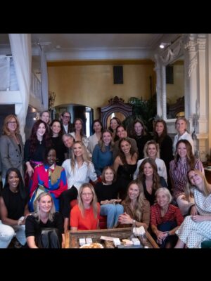 Danielle Robay Instagram - For decades, Gloria Steinem has hosted Talking Circles in her living room. She’s always said, “we produce oxytocin when we connect in person. We don’t experience empathy in the same way unless all five senses are engaged.”

She’s right. Our brains are wired for this. When we gather in person…listening, laughing, crying, sharing…oxytocin flows. Trust builds faster. We leave feeling more seen, soothed, and connected than we ever could through a screen.

Oxytocin is sometimes called the “love hormone.” It’s what runs through a woman’s body during birth. It bonds us. My favorite fact is we don’t just feel it when we’re kind…we feel it even when we witness kindness.

I love the internet, but it’s often a place of high communication, low connection. Talking Circles are the opposite—HIGH connection. They remind us that nothing replaces being in a room together, engaging all five senses, and finding real solutions side by side.

This one, on women’s health, felt both ancient and brand new.

Big thanks to my wonderful, passionate, solution oriented cohost @its_alextaylor and the brilliant   kind @apbenven for her wonderful words in the @nytimes.