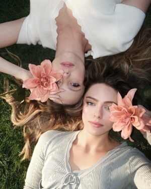 Danielle Rose Russell Instagram - Collab coming soon… 🌸🌸🌸

An exclusive #LoveCoven merch drop with Riley Voelkel X Danielle Rose Russell is dropping this Sunday! 

April 20th the drop will be live for one week for LoveCoven Members only (to become a member please follow @lovecovenco and dm “password” on April 20th-26th  for access to the drop.)

April 27th the drop will be live to the public for one week only! 

So excited to share this collection with you! 
🖤Riley, Danielle and the LC Team 
📷 by @mike.c.robertson

#alwaysandforever #alwaysandforeverclub #theoriginals #legacies #tvd #merch