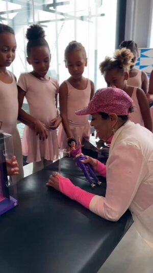Debbie Allen Instagram - Giving my @OfficialDADance Early Birds a first look π #Barbie