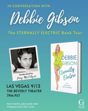 Debbie Matenopoulos Instagram - ✨IT’S HAPPENING!✨ Tickets for The Eternally Electric Book Tour are on sale NOW—Friday at 12PM ET / 9AM PT! 🎟️

I’ll be sharing the stories behind the stories in my memoir Eternally Electric with some incredible friends joining me on stage. From NYC to Chicago to LA to Vegas—this is going to be unforgettable. 💫

Grab your seats at EternallyElectric.com 💖 

#EternallyElectric #BookTour #DebbieGibson