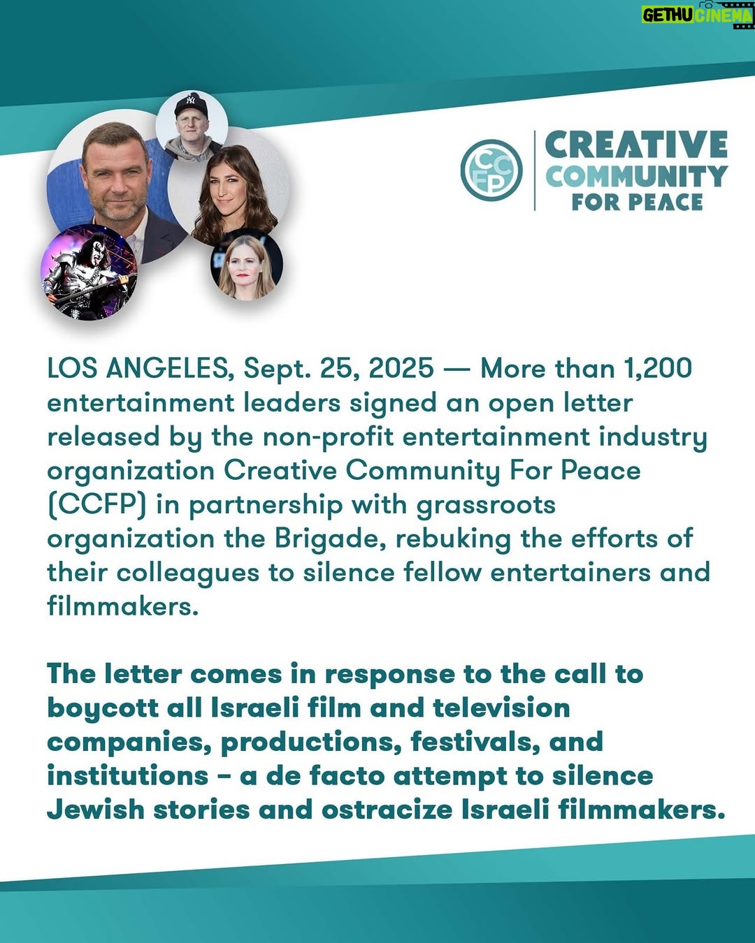 Debra Messing - 30.8K Likes - Entertainment leaders from around the globe including Liev Schreiber, Mayim Bialik, Gene Simmons, Debra Messing, Sharon Osbourne, Greg Berlanti, Jerry O’Connell, Howie Mandel, Jennifer Jason Leigh, Lisa Edelstein, Erin Foster, Anthony Edwards, Rebecca De Mornay, Sherry Lansing, Haim Saban amongst over 1,200 others to reject the cultural boycott of Israel.