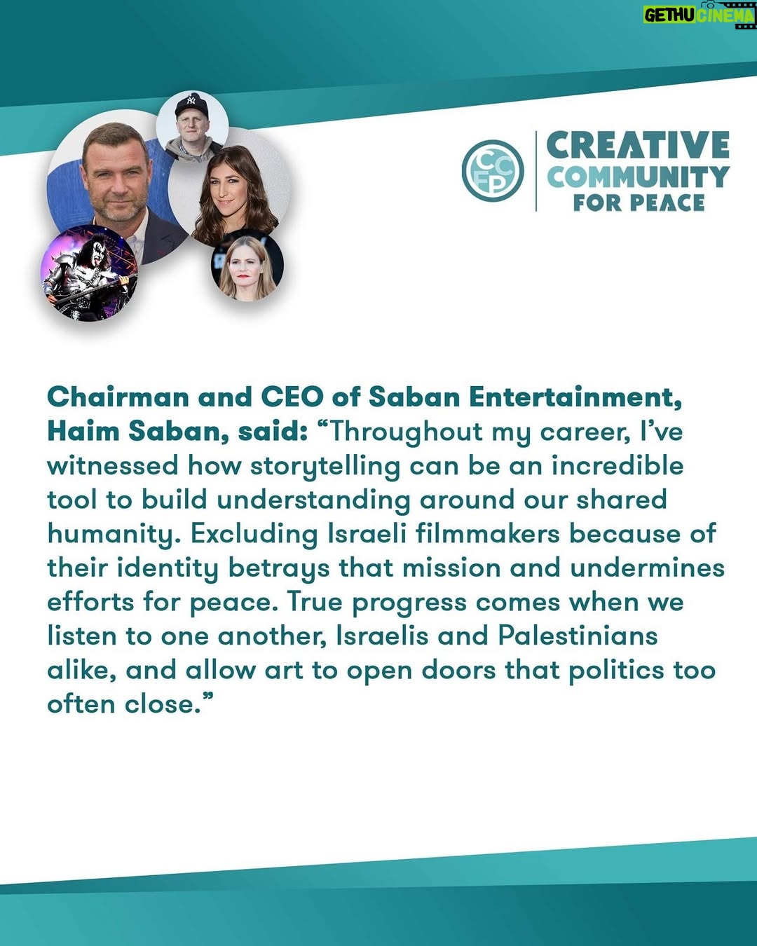 Debra Messing - 30.8K Likes - Entertainment leaders from around the globe including Liev Schreiber, Mayim Bialik, Gene Simmons, Debra Messing, Sharon Osbourne, Greg Berlanti, Jerry O’Connell, Howie Mandel, Jennifer Jason Leigh, Lisa Edelstein, Erin Foster, Anthony Edwards, Rebecca De Mornay, Sherry Lansing, Haim Saban amongst over 1,200 others to reject the cultural boycott of Israel.