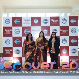 Deepa venkat Instagram - Glimpses of "Discover 2025"😊

Honoured to have been the guest speaker at this prestigious annual conference of @district120toastmasters @toastmastersofficial , that too in the Centennial year of this amazing organization. 

Thanks to Mr.Mohanakrishnan G, DTM and  Mrs. Vijayalakshmi, you were so kind. Loved the energy of the audience, their response and feedback. Meant a lot! 

And I must say, I thoroughly enjoyed the process of preparing myself for this particular event. 

We learn, grow and try to get a little better each day. 

#discover2025 #toastmastersinternational #district120toastmasters
