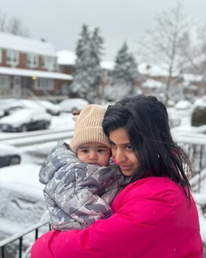 Deepika Jayaraman Instagram - Baby’s First Snow