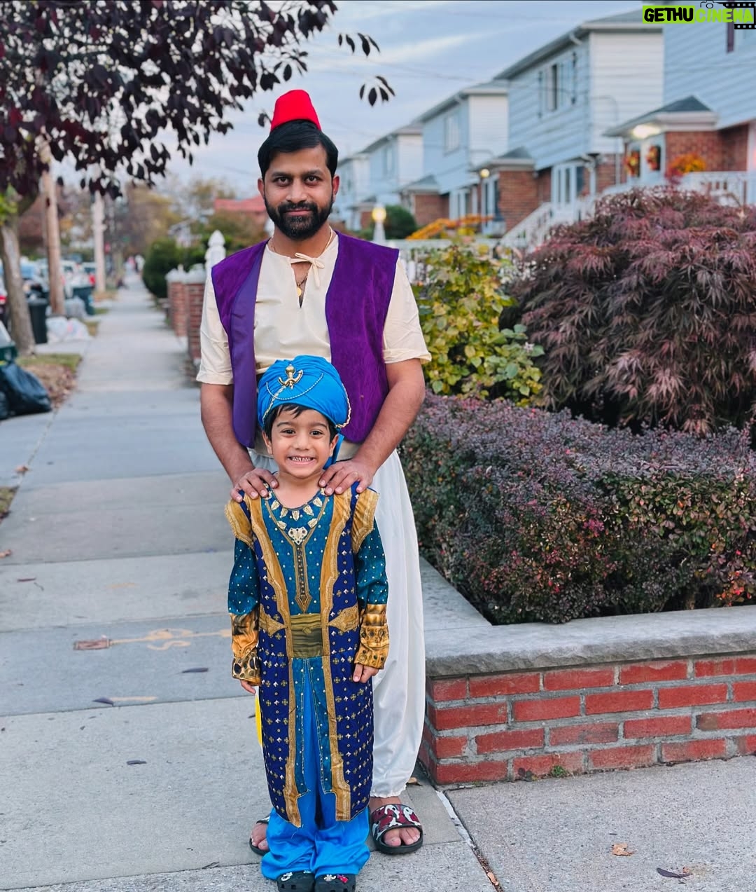 Deepika Jayaraman - 19.2K Likes - Imagine if you had three wishes, three hopes, three dreams, and they all could come true 
🧞‍♂️🐒👩🏻‍❤️‍👨🏻
Aladdin, Jasmine, Genie & Abu the Monkey ❤️

#halloween #familycostume #halloween2024