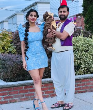Deepika Jayaraman Instagram - Imagine if you had three wishes, three hopes, three dreams, and they all could come true
🧞♂️🐒👩🏻❤️👨🏻
Aladdin, Jasmine, Genie & Abu the Monkey ❤️
#halloween #familycostume #halloween2024