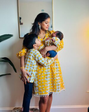 Deepika Jayaraman Instagram - Heart and handful with V1 & V2 💛🐘