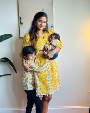 Deepika Jayaraman Instagram - Heart and handful with V1 & V2 💛🐘