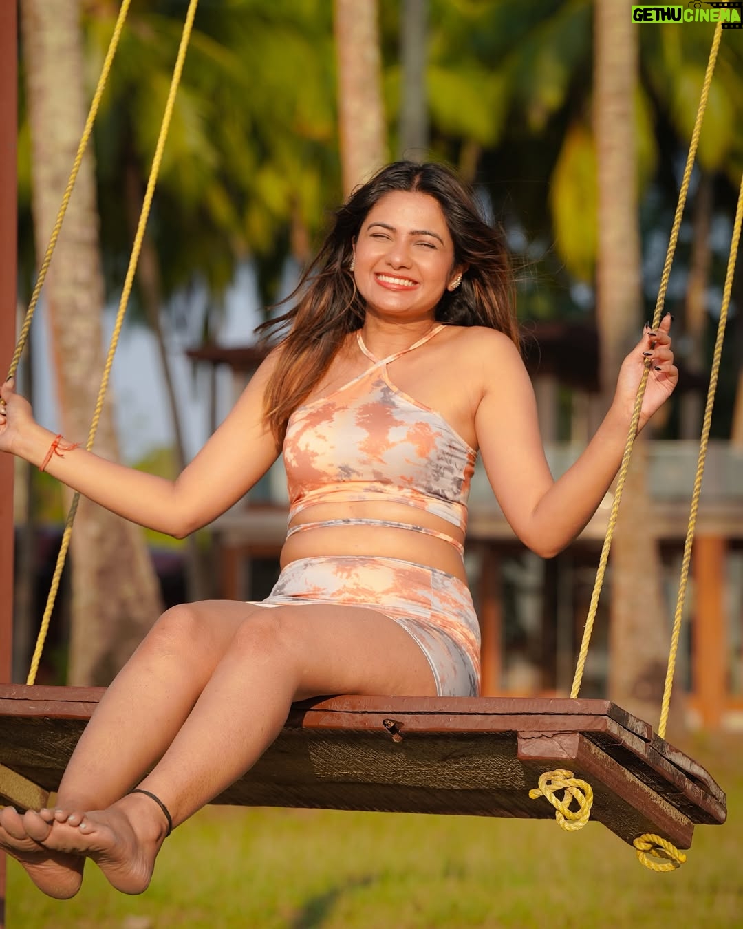 Deesha Umesh - 17K Likes - Andaman 🩵🌊
.
. 
. 
#deeshaumesh #andaman #resort #privatebeach #outfit #portblair #silversands