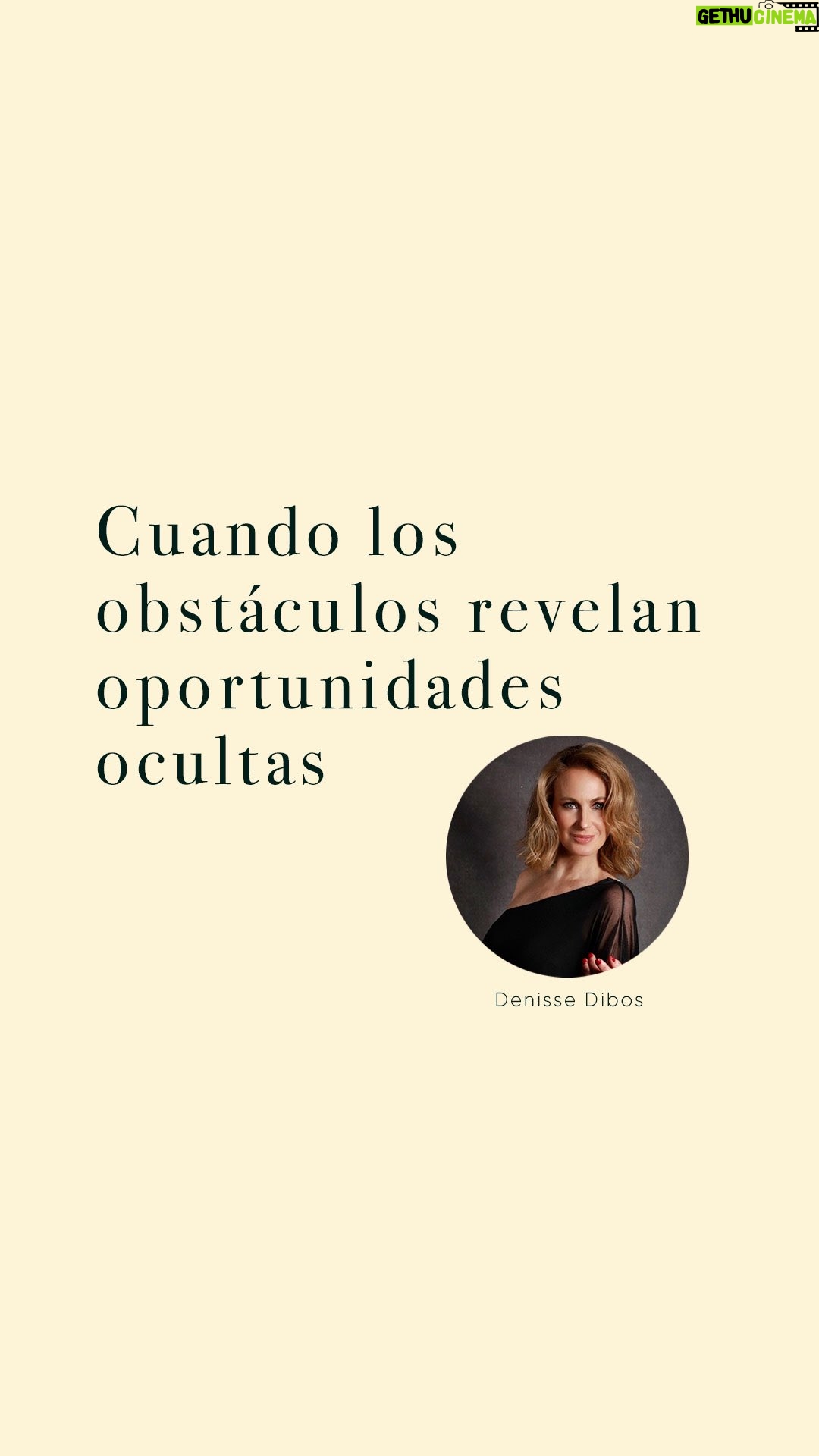 Denisse Dibós - 135 Likes - Nuestra Thinkr @denissedibos  reflexiona sobre cómo los obstáculos, lejos de ser únicamente barreras, pueden convertirse en catalizadores de transformación personal y profesional.

Su testimonio subraya que tanto en los momentos favorables como en los más retadores siempre existen oportunidades ocultas. La clave está en la forma de interpretarlos: cada desafío puede abrir nuevas posibilidades de aprendizaje, crecimiento y descubrimiento personal.

#Thinkrs