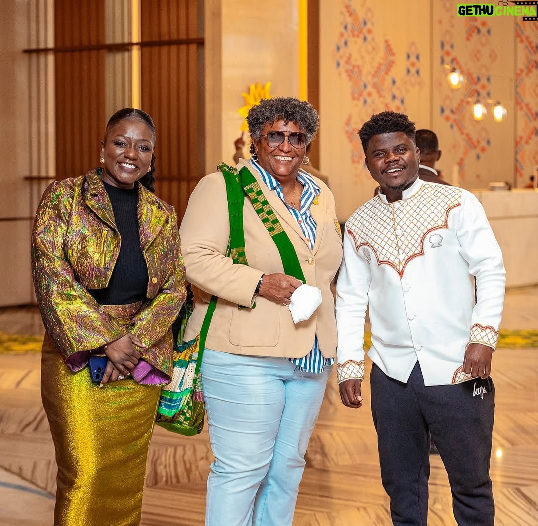 Dentaa - 1K Likes - An unforgettable moment meeting the phenomenal leader, Hon. Mia Amor Mottley. @mamottley 

“Leadership is not about titles or positions but impact, influence, and inspiration.”

In our conversation, I told her that I am determined to bring everything she has been passionately preaching to life right on her island. With a warm smile, she said she had already heard all about GUBA and graciously gave her blessings for the GUBA Awards. @gubaawards 

Hon. Mia Mottley has been a relentless voice for African–Caribbean unity, driving trade, collaboration, and a shared destiny across the Atlantic. Her leadership continues to light the path for our generation and the next! #gubainbarbados #guba2025 #visitbarbados 

Thank you Amb @juliettebynoesutherland @barbadosinghana 

Photo @twinsdntbeg @swagofafricanews 
@mrghanababy ❤️🇧🇧
Outfit @ola__scott 
Stylist @da_therapizt