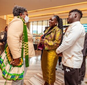 Dentaa Instagram - An unforgettable moment meeting the phenomenal leader, Hon. Mia Amor Mottley. @mamottley 

“Leadership is not about titles or positions but impact, influence, and inspiration.”

In our conversation, I told her that I am determined to bring everything she has been passionately preaching to life right on her island. With a warm smile, she said she had already heard all about GUBA and graciously gave her blessings for the GUBA Awards. @gubaawards 

Hon. Mia Mottley has been a relentless voice for African–Caribbean unity, driving trade, collaboration, and a shared destiny across the Atlantic. Her leadership continues to light the path for our generation and the next! #gubainbarbados #guba2025 #visitbarbados 

Thank you Amb @juliettebynoesutherland @barbadosinghana 

Photo @twinsdntbeg @swagofafricanews 
@mrghanababy ❤️🇧🇧
Outfit @ola__scott 
Stylist @da_therapizt