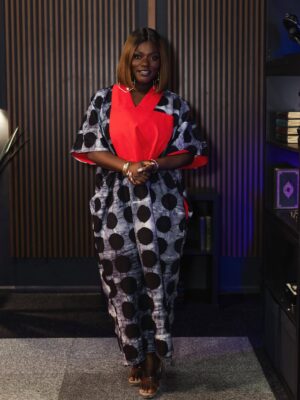 Dentaa Instagram - In every room you enter, you have to stay composed, alert, and confidently aligned with purpose. Step into August with clarity, confidence, and intention. #August #GUBA #LadyDentaa

@dankyi.mireku #outfit 
@photosbytwumrich 
@da_therapizt #stylist
