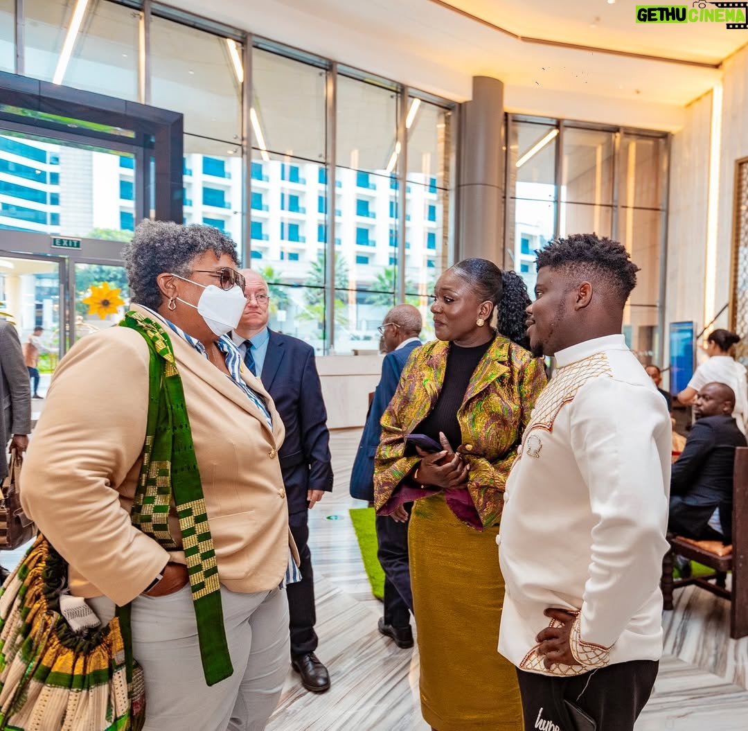 Dentaa - 1K Likes - An unforgettable moment meeting the phenomenal leader, Hon. Mia Amor Mottley. @mamottley 

“Leadership is not about titles or positions but impact, influence, and inspiration.”

In our conversation, I told her that I am determined to bring everything she has been passionately preaching to life right on her island. With a warm smile, she said she had already heard all about GUBA and graciously gave her blessings for the GUBA Awards. @gubaawards 

Hon. Mia Mottley has been a relentless voice for African–Caribbean unity, driving trade, collaboration, and a shared destiny across the Atlantic. Her leadership continues to light the path for our generation and the next! #gubainbarbados #guba2025 #visitbarbados 

Thank you Amb @juliettebynoesutherland @barbadosinghana 

Photo @twinsdntbeg @swagofafricanews 
@mrghanababy ❤️🇧🇧
Outfit @ola__scott 
Stylist @da_therapizt