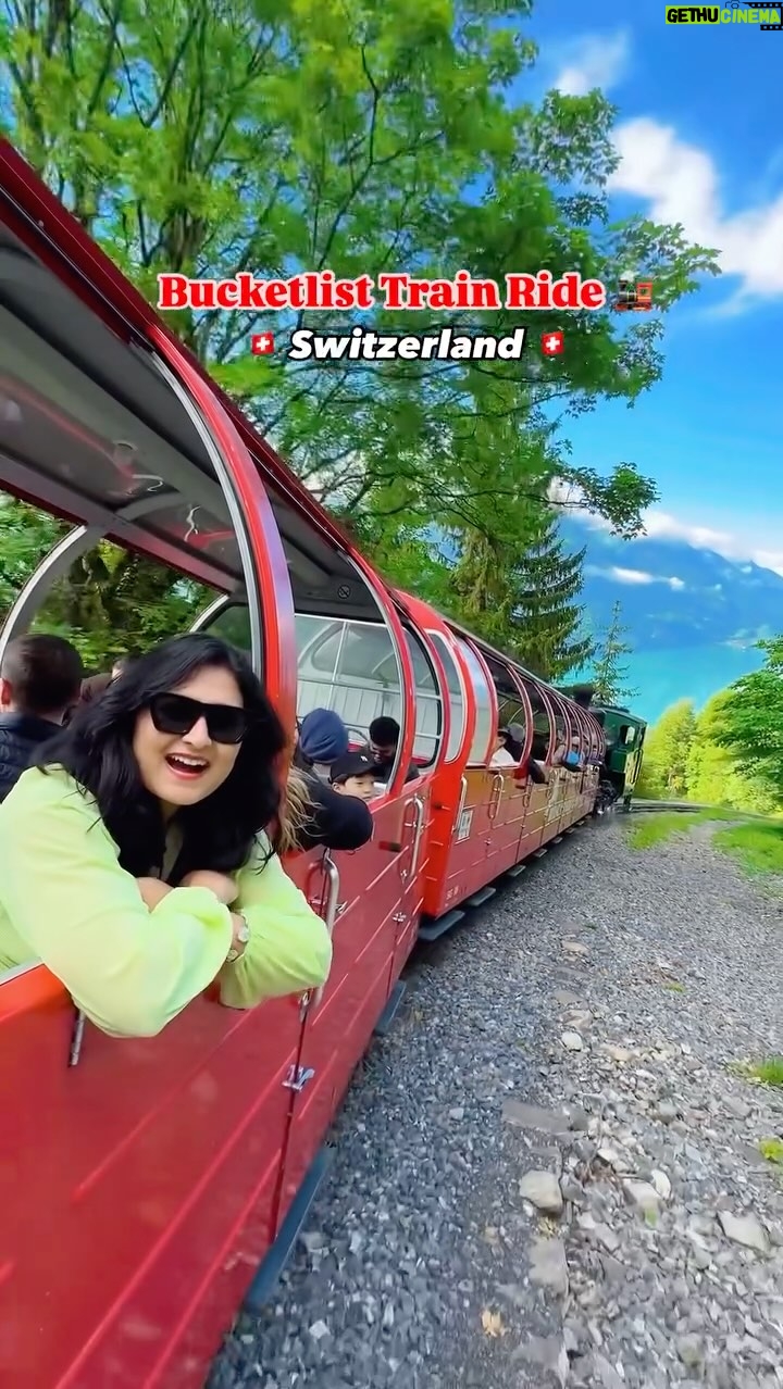Deveshwari Negi - 33.5K Likes - This is Brienz Rothorn Bahn. 🚂 

The journey to Brienzer Rothorn starts in the beautiful town of Brienz on the shores of Lake Brienz. 

The station for the steam train is located across the road from the main train station. You can take a train from Interlaken to Brienz. 

The spectacular 7.6 km train journey takes one hour to climb on a cog railway from Brienz (elevation 566 m) to the summit of Brienzer Rothorn (elevation 2,244 m). 🏔️ 🥹

👉🏻I recommend sitting on the left side of the train as you face up the mountain.The platform is accessible 30mints before departure, so reach in advance to grab a good seat for views (left while going upwards and right while coming down).

👉🏻During summer days there can be either longer waiting times or even that all trains are sold out so book your tickets in advance from the website 
https://brienz-rothorn-bahn.ch

👉🏻It’s really quite amazing how high up you get on this train.It takes the same route when coming back.

👉🏻The total journey is 1hr each side and you can spend as much time as you want at the top, the views are incredible 

@brienzrothornbahn1892 

If it’s your birthday on the day of the trip, you just have to only buy the guaranteed seat for CHF 8.00 per person (“seat guarantee”) and receive the ticket at the box office on presentation of an ID.
.
.
.
#rothorn #brienz #brienzerrothorn #brienzersee #interlaken #interlakenswitzerland🇨🇭 #switzerland #switzerland_vacations #switzerland_destinations #thun #europetravel #summer #summertrip #europesummer #pahaadi_soul #steamtrain #cograilway #brienz #brienzersee #indianineurope #travelblogger