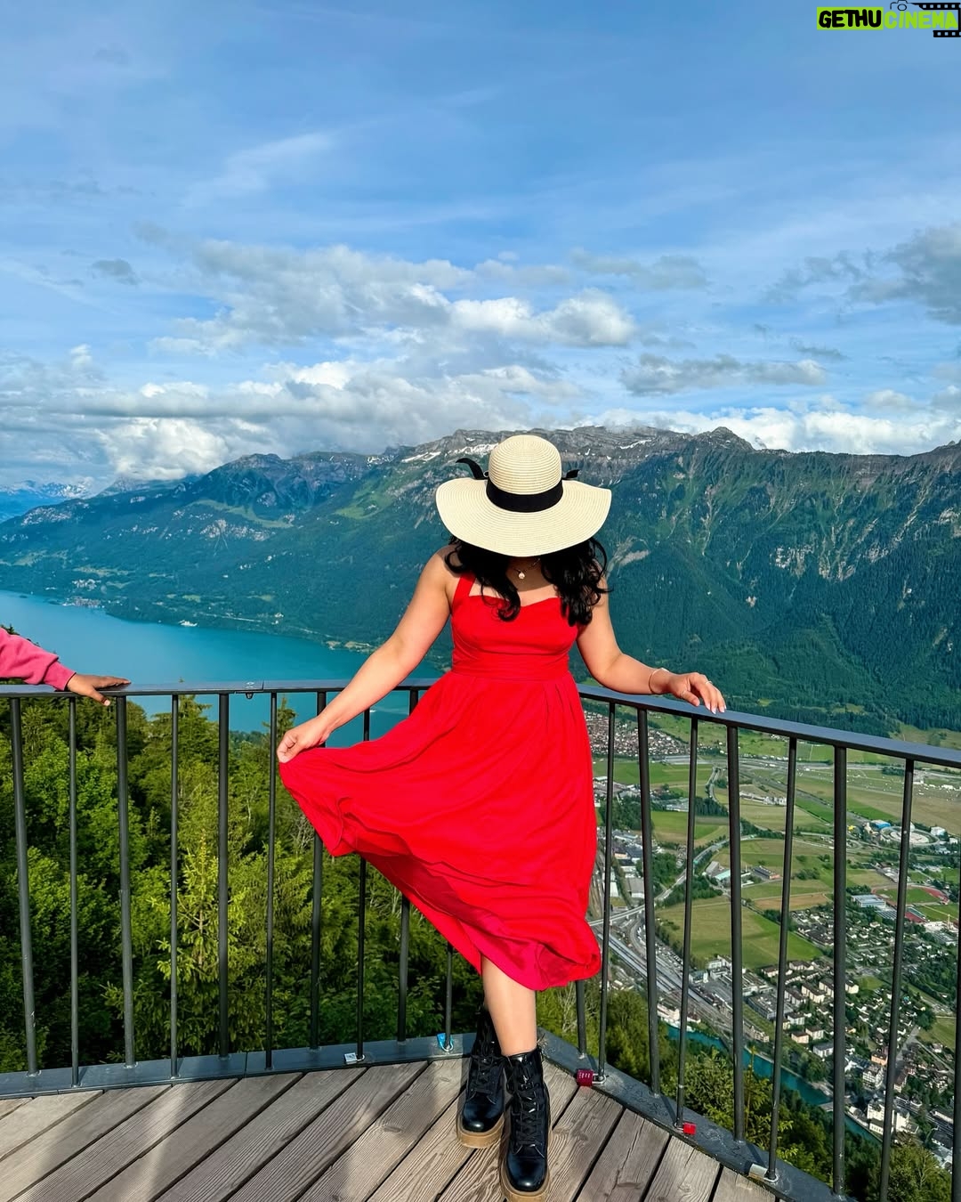 Deveshwari Negi - 1.7K Likes - Caught a rare sighting of the femme side 😉
All in for Swiss 🇨🇭 & Bollywood magic ✨ 
.
.
.

#pic #interlaken #interlakenswitzerland🇨🇭 #switzerland #switzerland_vacations #switzerland_destinations #thun #europetravel #summer #summertrip #europesummer #pahaadi_soul #steamtrain #harderkulm #brienz #brienzersee #indianineurope #travelblogger #pictureoftheday #pictures