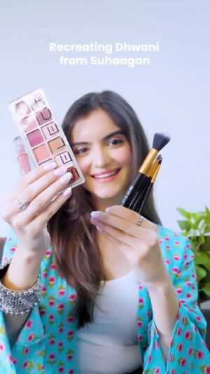 Dhwani Gori Instagram - Got my hands on the Select palette by Swiss Beauty and I’m already obsessed✨
Recreated Dhwani’s elegant look from #Suhaagan using just these 3 beauty heroes 🤪❤️💄@swissbeautyselect
#TVGlam #DesiMakeup #Dhwanilnspired
#BeautyReel #SwissBeauty #SelectPalette
#MakeupLover #BeautyFind #NewFav #Obsessed
#MakeupAddict #GlamGoals #PaletteLove
#MakeupHaul
#12eyeshadow #swissbeautyselect