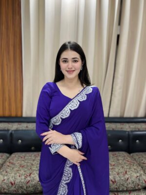 Dhwani Gupta Instagram - Wrapped in elegance 🪻🦢🪽

Wearing this beautiful purple saree with silver tilla work from @kashmiroriginofficial ✨

#explore #explorepage #foryou #foryoupage #feed #fyp #postoftheday #outfit #saree #sareegirl #jammu #jammugirl #jammufashion #lifestyle #ootd #kashmir 

[fashion, fashion inspo, saree, saree looks, Kashmiri saree, ootd, outfit inspo, traditional, ethnic, content creator, jammu, jammu girl]