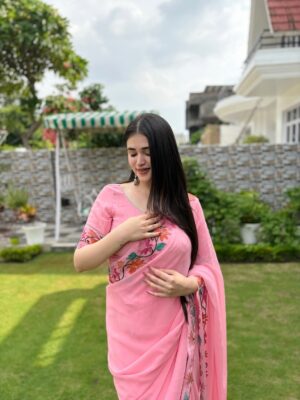 Dhwani Gupta Instagram - Wearing this beautiful saree from @kashmiroriginofficial 🪷

#explore #explorepage #foryou #foryoupage #fyp #trending #saree #sareegirl #jammu #outfit #jammugirl 

[saree, kashmiri saree, jammu, fashion, lifestyle ]
