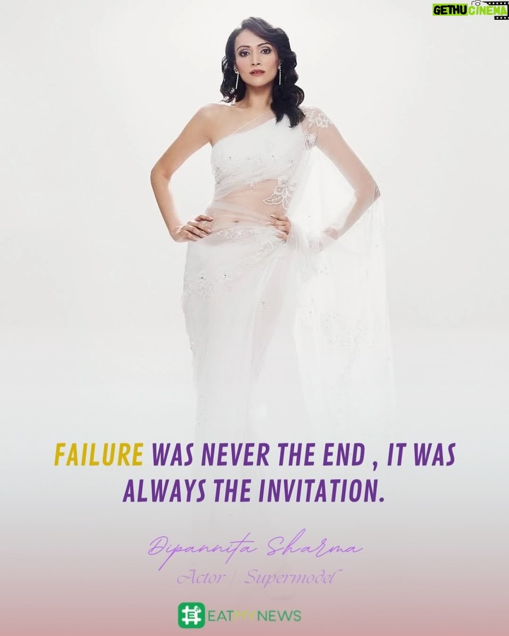 Dipannita Sharma - 2.1K Likes - “Every so-called failure in my life was just life’s way of setting me up for something bigger.” 

From supermodel to acclaimed actress to a voice for wellness and empowerment, Dipannita Sharma has carved out a career defined not by labels but by resilience and authenticity 🌿.

In this exclusive conversation, she reflects on how moments of rejection—like not placing at Femina Miss India despite being in the top five, or being asked to step away from a film early in her career—became turning points that shaped her inner strength 💪. Each so-called setback was, in truth, a stepping stone to becoming the versatile and grounded artist she is today.

She speaks candidly about:
🌸 Learning to trust her instincts as her biggest guide
🌸 Setting boundaries in an industry where power dynamics and patriarchy often test one’s values 🎬
🌸 Finding balance through listening, observing, and mindfulness 🌸
🌸 Choosing peace and wellness—whether through yoga, meditation, or simply gratitude—as her top priority 🧘‍♀️
🌸 Encouraging young women to embrace self-approval, avoid burnout, and honor their creative spirit ✨

With a career that spans runways for Valentino, Gianfranco Ferré, and Trussardi to films like Ladies vs Ricky Bahl, War, Neeyat, Jodi Breakers, 16 December, and Rainbow Fields (which earned her Best Actress at LIFF 2018), Dipannita’s path is proof that grace and grit can coexist. Beyond the spotlight, she uses her platform to champion breast cancer awareness, women’s rights, LGBTQ  representation, and sustainable fashion 🌍.

Now, as she explores new creative chapters—from theatre with Ishwar to personal pursuits like yoga, sign language, and pottery—Dipannita remains a reminder that growth is lifelong, and authenticity is timeless.

📖 Read the full interview at eatmy.news