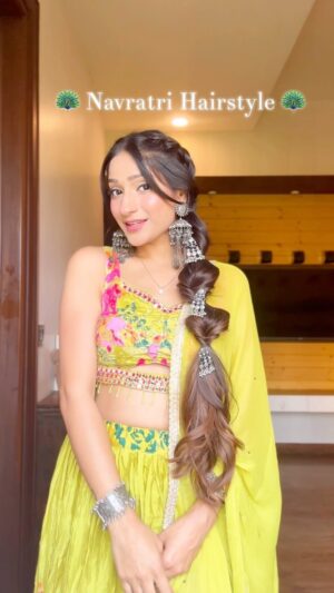 Divya Nagar Chaudhary Instagram - Look 30th 💜 of the "30days-30festiveLooks"
Navratri season is here 💖
.
.
.
.
.
.
.
#weddingphotography #wedding #shadi #lehnga
#fyp #fypage #trendingreels #trendingsongs #indian #indianlook #barbie #barbietrend #fashion #fashionstyle #fashionblogger #fashionista #dresses #dress #pink #suits @myntrafashionsuperstar @myntrabeauty @myntra @amazonfashionin #christmas #christmasdecor #dress #hairstylist #hair #indian hairstyles #hairtutorial