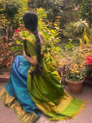 Divya Sripada Instagram - Just your average bangaru thalli.. 🥰
.
.
.
.
Ps- the pictures are from Ugadi 2025🌸