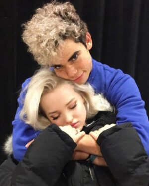 Dove Cameron Instagram - sorry i’m a few days late, i wanted to find some rare ones. never been so grateful to be an over-documenter. happy 10 years of descendants, a project and a family that has forever marked me on a cellular level. my heart is heavy with all of this love and there is nowhere to put it down. thank you for a beautiful life. i love you 

@kennyortegablog 
@thecameronboyce 
@sofiacarson 
@booboostewart.art 

& everyone else