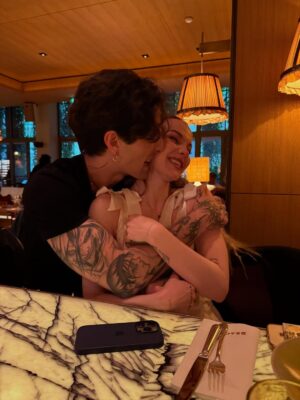 Dove Cameron Instagram - the 2 best years of my life. i am brought to tears at least once a week because life has become so beautiful with you in it. i love you in a way no words could ever express, but i will never stop trying. buon anniversario amore mio.