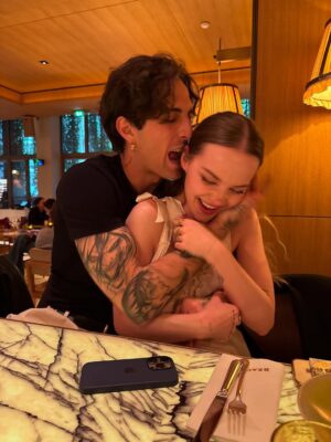 Dove Cameron Instagram - the 2 best years of my life. i am brought to tears at least once a week because life has become so beautiful with you in it. i love you in a way no words could ever express, but i will never stop trying. buon anniversario amore mio.