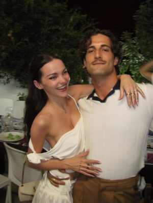 Dove Cameron Instagram - the 2 best years of my life. i am brought to tears at least once a week because life has become so beautiful with you in it. i love you in a way no words could ever express, but i will never stop trying. buon anniversario amore mio.