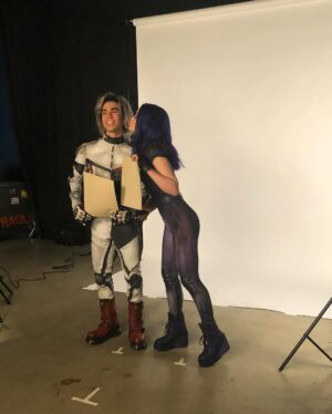 Dove Cameron Instagram - sorry i’m a few days late, i wanted to find some rare ones. never been so grateful to be an over-documenter. happy 10 years of descendants, a project and a family that has forever marked me on a cellular level. my heart is heavy with all of this love and there is nowhere to put it down. thank you for a beautiful life. i love you 

@kennyortegablog 
@thecameronboyce 
@sofiacarson 
@booboostewart.art 

& everyone else