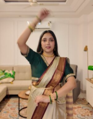 Dr Aishwarya Instagram - 🪷🪞
.
.
.
.
.
#southindiansarees