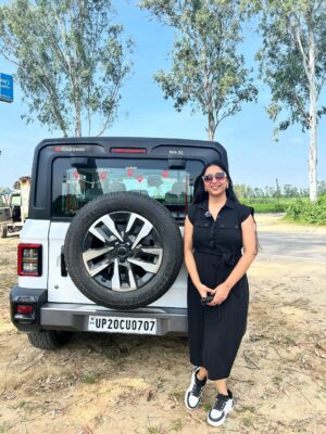 Dr Aishwarya Instagram - “UP fam! I’m coming to cover Uttar Pradesh 🚗✨ Which city do you live in?
.
.
.
#roadtrip #thar #tharroxx #uttarpradesh #tourism #uptourism