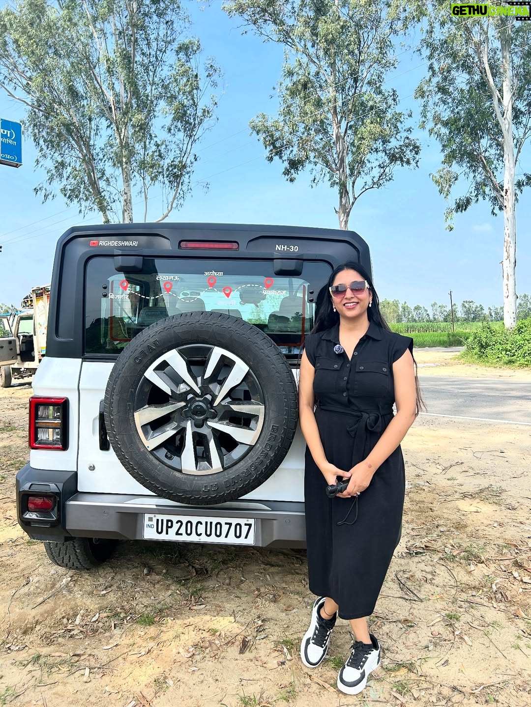 Dr Aishwarya - 1K Likes - “UP fam! I’m coming to cover Uttar Pradesh 🚗✨ Which city do you live in?
.
.
.
#roadtrip #thar #tharroxx #uttarpradesh #tourism #uptourism
