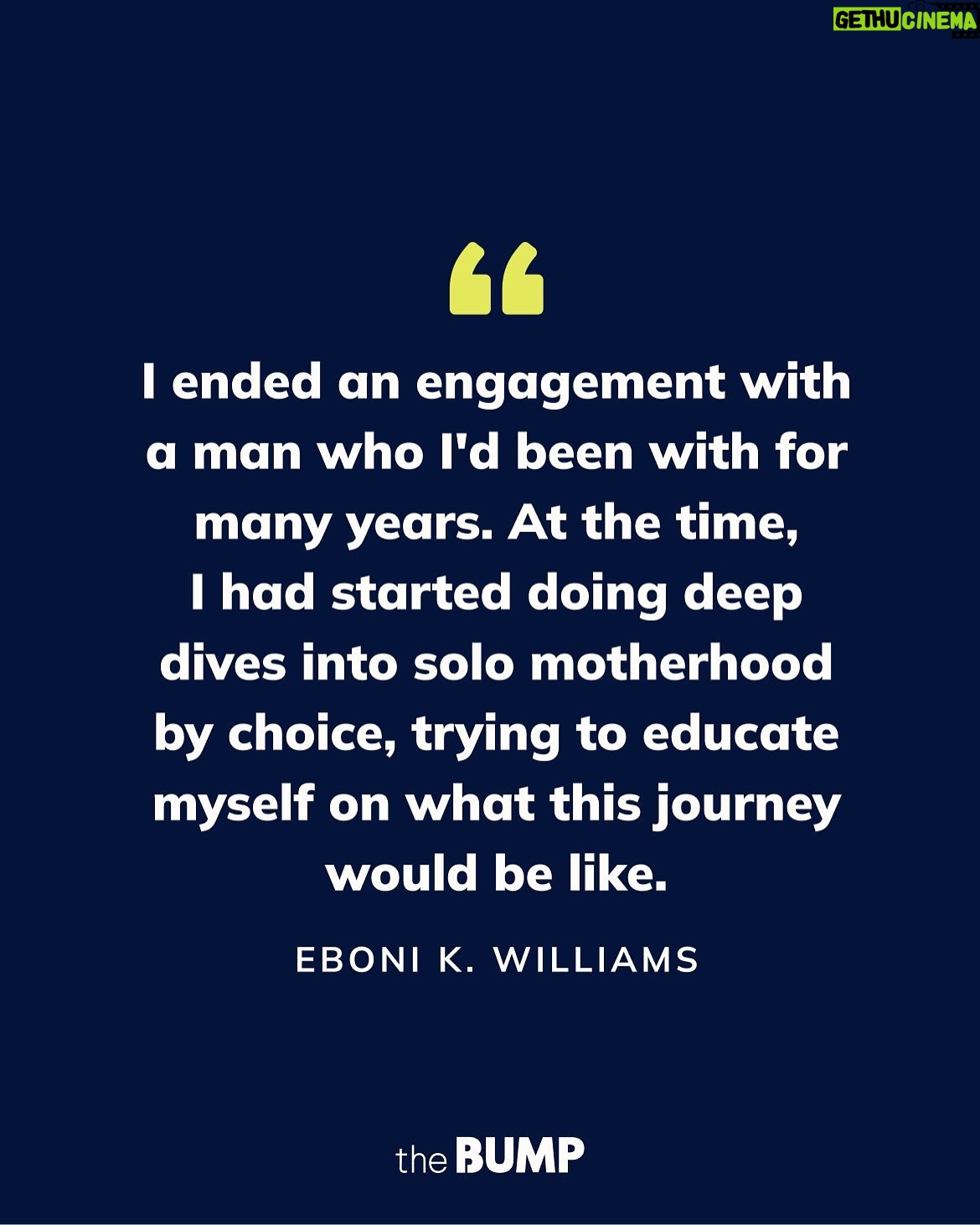 Eboni K. Williams - 1.7K Likes - @ebonikwilliams is a true powerhouse. An accomplished lawyer, the host of nationally syndicated TV show Equal Justice with Judge Eboni K. Williams, and the first Black cast member on Real Housewives of New York City, she’s now adding a new title to her resume: Mom. 

Head to the 🔗 in bio for her #RealTalk conversation with The Bump, in which she shared some deep insights about her intentional solo motherhood journey with baby Liberty, her career endeavors and her dating life.