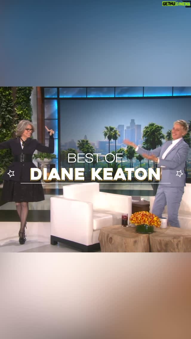 Ellen DeGeneres - 643.9K Likes - Diane Keaton was an icon- a hero of mine growing up. To be able to connect with her on my show over the years was so much fun. She was one of my all-time favorite guests. Always a surprise. always fun. She was one of a kind.