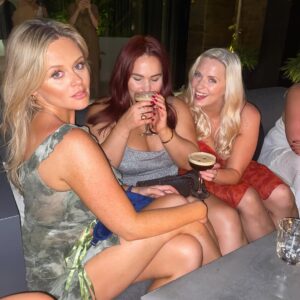 Emily Atack Instagram - Nothing will ever be as fun as meeting your friends at the airport, reeking of fake tan, everyone hysterical, lying to yourself that you’ll go and buy a nice book. Instead, choosing a bott for the journ, then off you pop to have the time of your lives ✈️🏖️🥂🍤🍸☀️🍾