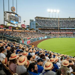 Emily Rudd Instagram - A sea of Luffys. It’s ONE PIECE Night at Dodger Stadium!