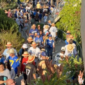 Emily Rudd Instagram - A sea of Luffys. It’s ONE PIECE Night at Dodger Stadium!