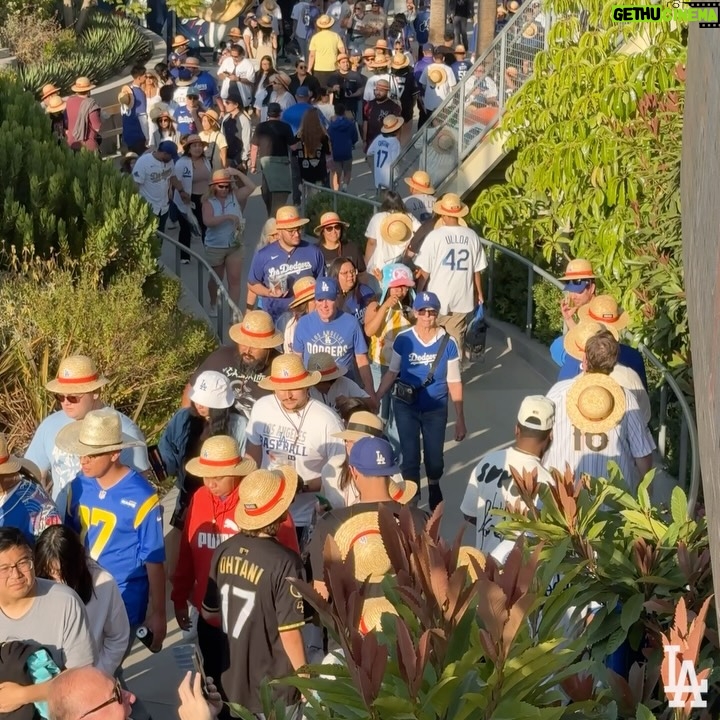 Emily Rudd - 411.5K Likes - A sea of Luffys. It’s ONE PIECE Night at Dodger Stadium!