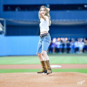 Emily Rudd Instagram - A sea of Luffys. It’s ONE PIECE Night at Dodger Stadium!