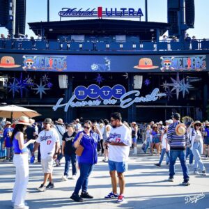 Emily Rudd Instagram - A sea of Luffys. It’s ONE PIECE Night at Dodger Stadium!