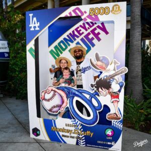 Emily Rudd Instagram - A sea of Luffys. It’s ONE PIECE Night at Dodger Stadium!