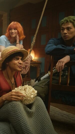 Emily Rudd Instagram - Gather around, Nakama! 🏴‍☠️ The Straw Hats are having a slumber party for something special! The Going Merry’s headed to #TUDUM with a treat you won’t want to miss. 🍭😆 See you live on Netflix May 31 at 8pm ET | 5pm PT.