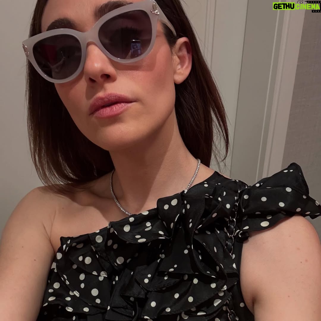Emmy Rossum - 64.6K Likes - Finally over a 🦠 and I’m back on the town.