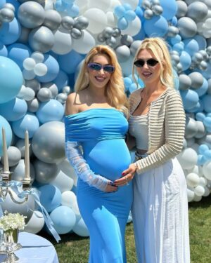 Enise Ütük Instagram - Oğluşumuzu heyecanla bekliyoruz 😍💞🧿🙏🏻 #babyshower #itsaboy💙