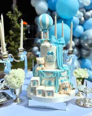Enise Ütük Instagram - Oğluşumuzu heyecanla bekliyoruz 😍💞🧿🙏🏻 #babyshower #itsaboy💙